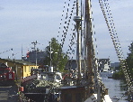 Hangarskipet USS Saipan (i bakgrunnen) i Oslo 7. juni