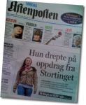 Faksimile fra Aftenposten 5. september 2009.