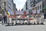 Demonstrasjon i Berlin mai 2014 i protest mot krigen i Ukraina. Foto: Uwe Hiksch. CC-BY-NC-SA 