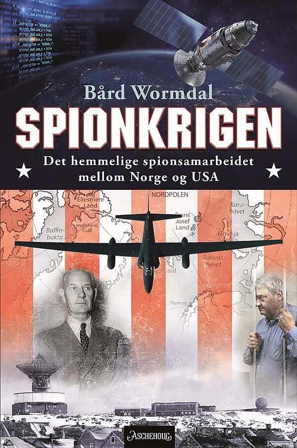 Omslaget til Spionkrigen av Bård Wormdahl.