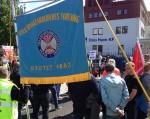 Rally for the dockers in the port of Oslo on 22nd June 2015. © CC-BY-NC JRS