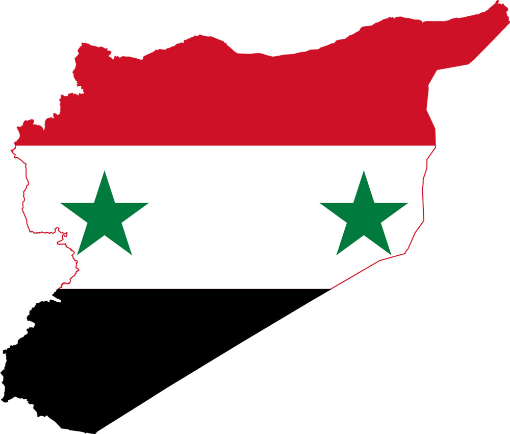 syria kartflagg