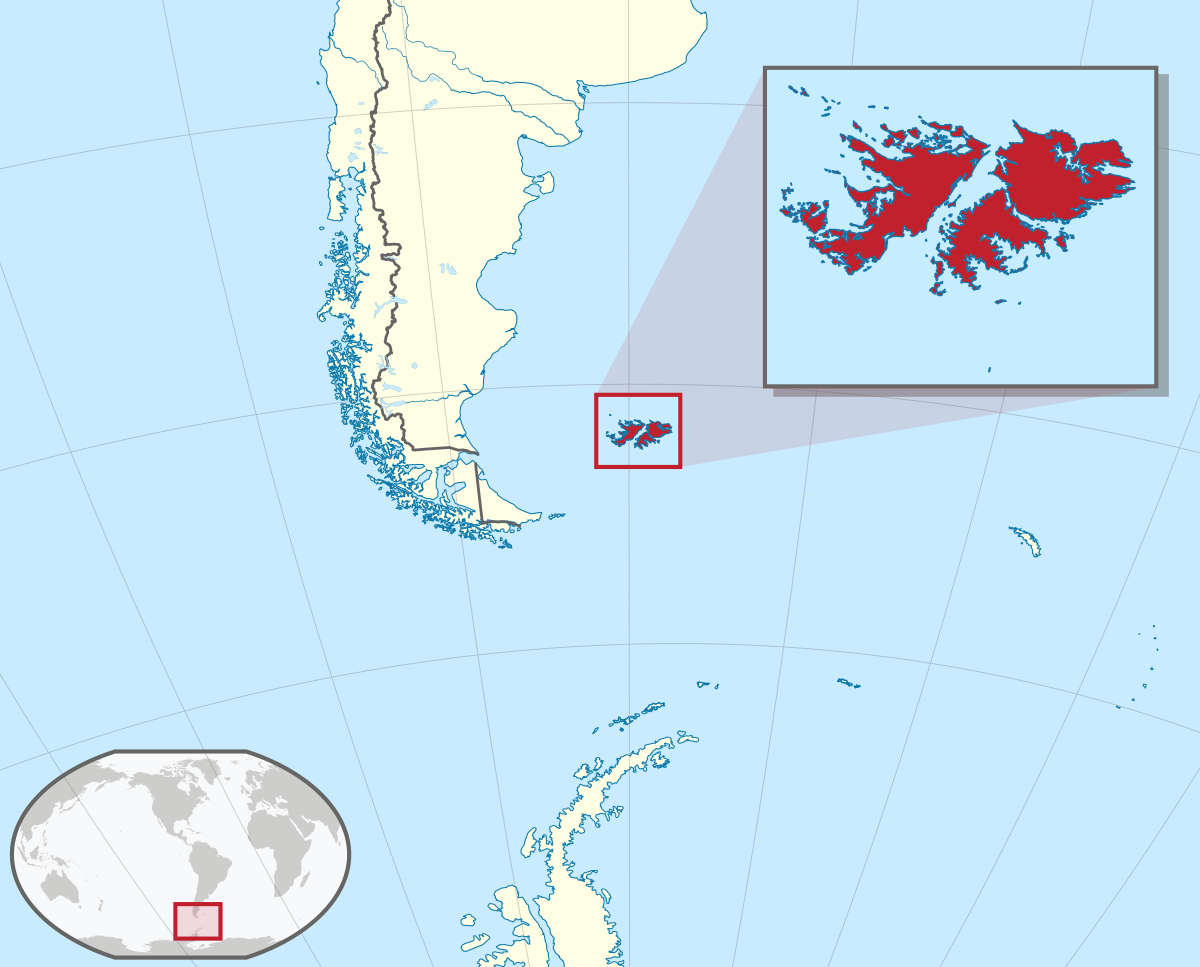 Islas Malvinas - CC BY Wikimedia Commons.